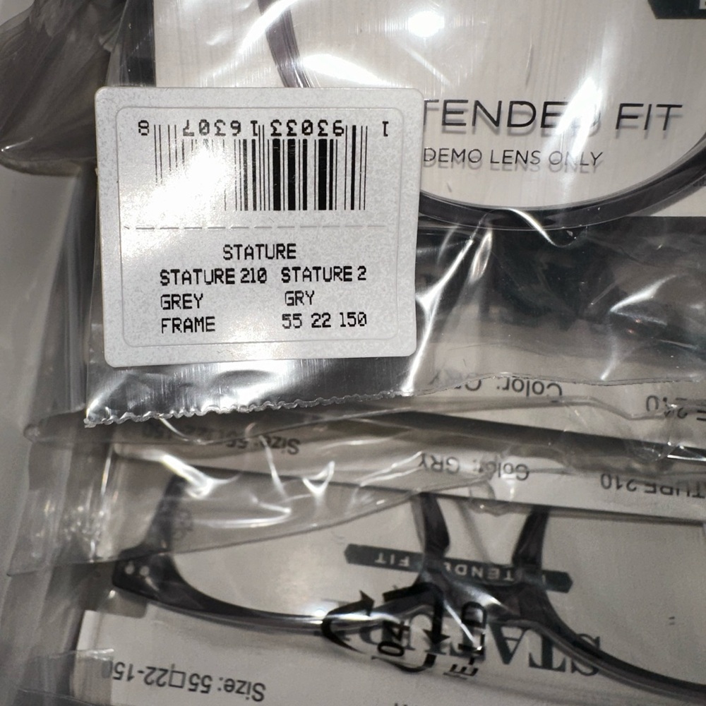 Mens prescription optional stature eyeglasses - Picture 2 of 2